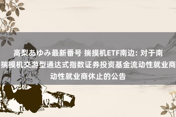 高梨あゆみ最新番号 揣摸机ETF南边: 对于南边中证全指揣摸机交游型通达式指数证券投资基金流动性就业商休止的公告