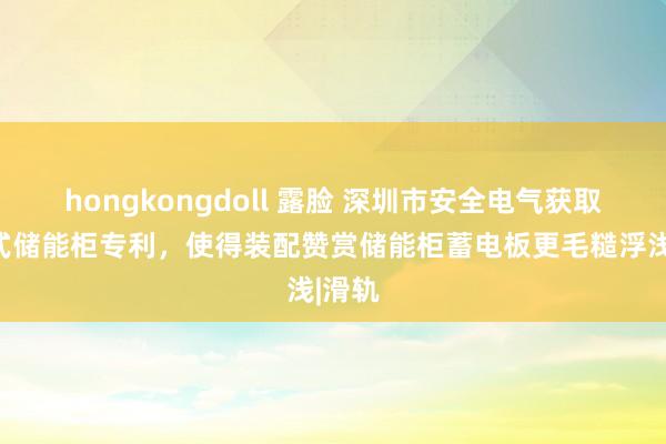 hongkongdoll 露脸 深圳市安全电气获取组合式储能柜专利，使得装配赞赏储能柜蓄电板更毛糙浮浅|滑轨